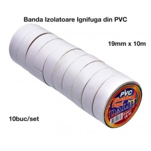 Banda Izolier Alba 19mm x 10m - Set/10buc - Img 8