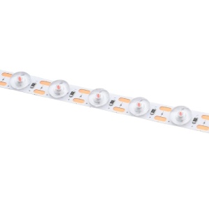 Banda Led 2835 cu Lupa - 24V - 480 Led - 220W, IP20, rola 10 ml alb, albastru, verde, gablen, rosu, violet - Img 2