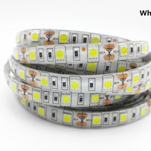 Banda Led 5050 – Exterior-Silicon , 60led/M , DC 12V – 14,4W/Ml , 5m/Rola, Alb Rece - Img 2