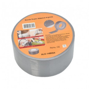 Banda super adeziva argintie 48 mm x 20 m