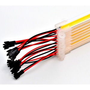 Bara LED COB 220V, alb cald, 50cm x 10buc/set - Img 4