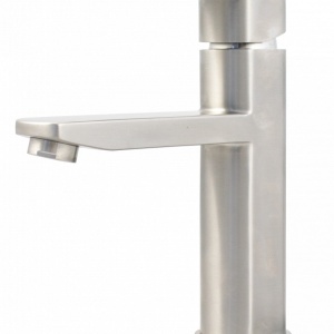 Baterie lavoar INOX pipa scurta, Ermetiq - Img 2