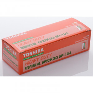 Baterie Toshiba Heavy-Duty 9V - F22 - 10 buc - Img 2