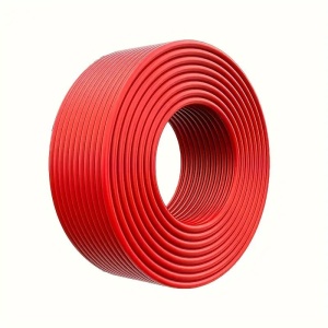 Cablu Solar 6mm rosu PV1-F din cupru placat cu staniu si izolatie dubla din PVC, 100ml / rola