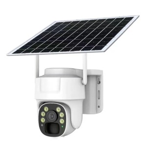 Cameră de Supraveghere Solară Smart, 4G, Viziune Nocturnă Color, PIR, 360° VR, Stocare Cloud (model zy-p7-4g)