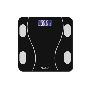 Cantar corporal Zilan ZLN8962 din sticla securizata, capacitate 3-180kg, Aplicatie OKOK, Display LCD