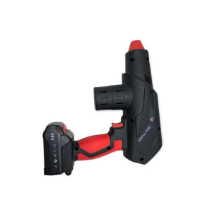 Compresor auto portabil cu lumina ,incarcator ,accesori ,un acumulator- 24v ,furtun -150mm ,manometru cu afisaj, viteza de umflare 30-60L minut ,greutate produs 1100g - Img 2