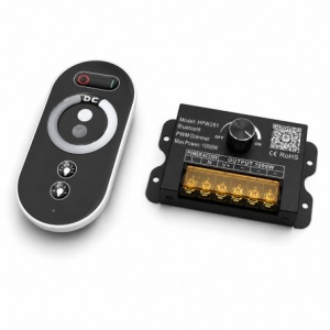 Controler Banda LED Monocolor 220V 1000W Bluetooth cu Telecomanda RF si Reglaj Manual HPW251