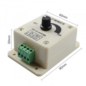 Controler manual LED monocrom 12V/24V-8A - Img 4