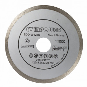 Disc diamantat taiere umeda 125*1.2*22.23
