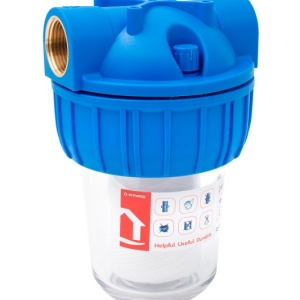 Filtru apa 5" cu cartus bumbac, filet interior 1"