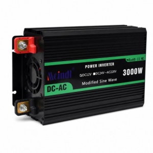 Invertor de Tensiune 3000W, 12V la 220V, Undă Sinusoidală Modificată, USB - Img 3