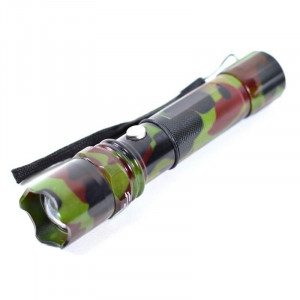 Lanterna de Mana cu Led si Zoom,3xR3 AAA / 3,7V (Camuflaj) - Img 2
