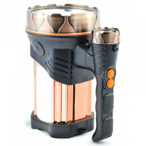 LANTERNA LED PROFESIONALA LUMINA ALB/ALBASTRA TD-T18 - Img 2