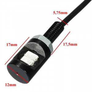 Led auto 12mm / 12V ALB, 2 buc/set