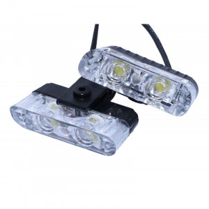 Lumina auto stroboscop alb-galben, 12V - 30W - Img 5