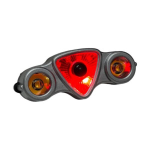 Lumina biciclete LED , 5 pozitii lumina de avertizare de siguranta , cablu de încărcare USB
