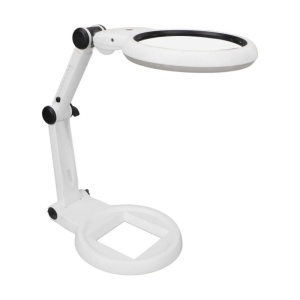 Lupa de marit 4X, 8X cu stativ, lentila 5H si 24 LED / MG3B-1G