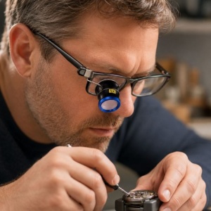 Lupa Ochelari 5X cu Clema, Diametru 36,5mm, Lentila 23mm - Img 3