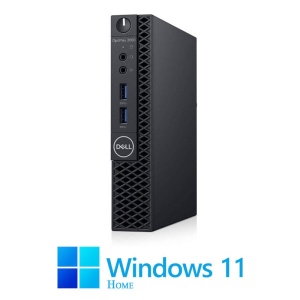 Mini PC Dell OptiPlex 3060, Hexa Core i5-9500T, 16GB DDR4, 256GB SSD, Win 11 Home