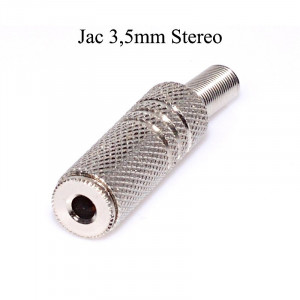 Mufa Jac 3,5 mama stereo metalica