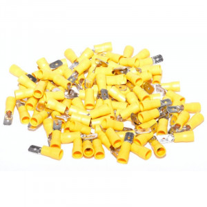 Papuci Electrici Galben Tata 6,3mm ,100buc/set - Img 2