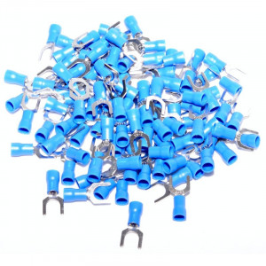 Papuci Electrici tip Furca ø 6mm Albastru ,100B/Set - Img 2