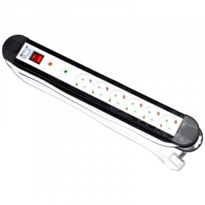 Prelungitor cu protectie la supratensiune 6 cai - 1.5m