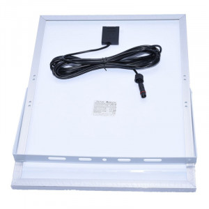Proiector cu panou solar, senzor de lumina si telecomanda 200W - Img 3