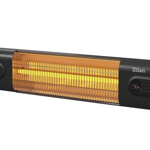 Radiator infrarosu cu fibra carbon ZILAN ZLN-0072, Putere 1800W, Telecomanda
