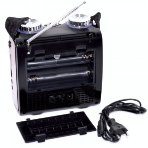 Radio portabil multifunctional FM cu USB/SD Card , VXR - Img 2