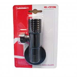 Robinet coltar inox negru mat 1/2x3/8" - Img 3
