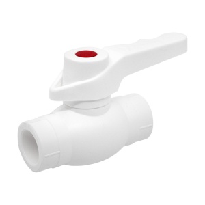 Robinet PPR sferic cu maner 20 rosu