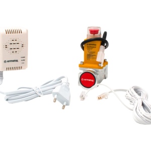 Set detector gaz 220V/AC cu electrovalva 9-12V/CC 3/4"