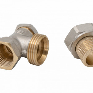 Set robineti radiator tur/retur 1/2"MF - Img 2