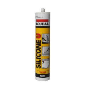 Silicon transparent 280gr pentru aplicatiile de etasare si imbinare cum ar fi sticla geamuri