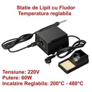Statie de Lipit cu Fludor si Temperatura Reglabila 200°C - 480°C / 936A - Img 6