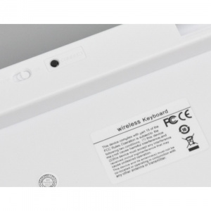 Tastatura Slim Argintie cu Bluetooth WB-8022 - Img 2