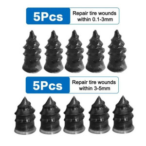 Truse de reparare a anvelopelor cu vid Mașină Motociclete Scooter Tubeless Cauciuc Set de instrumente de reparare a perforațiilor - Img 4