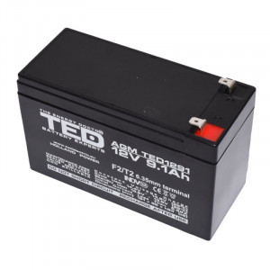 Acumulator plumb-acid 12V 9.1A TED - Img 2