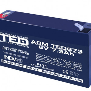 Acumulator Plumb - Acid 6V-7,3A