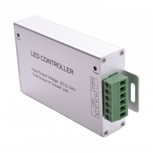 Amplificator tensiune banda LED RGB, DC 12-24V / 30A