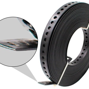 Banda perforata izolata cu plastic 20x0.7mm / 10 M - Img 2