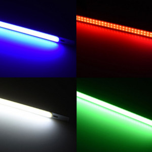 Bara LED COB 200x10 mm albastru, verde, alb sau rosu - Img 4