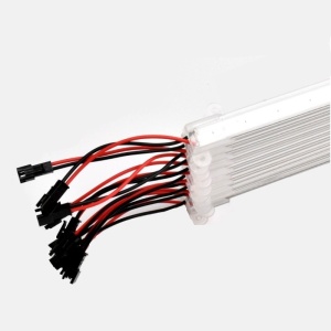 Bara LED COB 220V albastru, 50cm x 10buc/set - Img 2