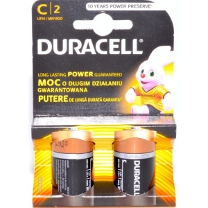 Baterie Alkalina Duracell R14 C, 2buc/set