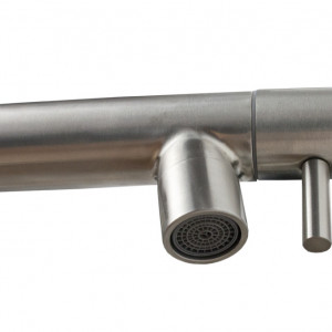 Baterie bucatarie inox pipa arc cu dus - Img 3