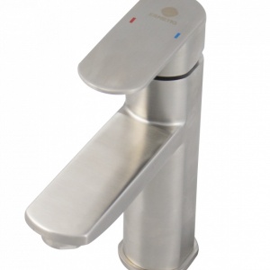 Baterie lavoar INOX pipa scurta, Ermetiq - Img 3