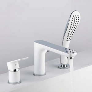 Baterie stativa cada, 3 piese, design alb - Img 3