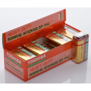 Baterie Toshiba Heavy-Duty 9V - F22 - 10 buc